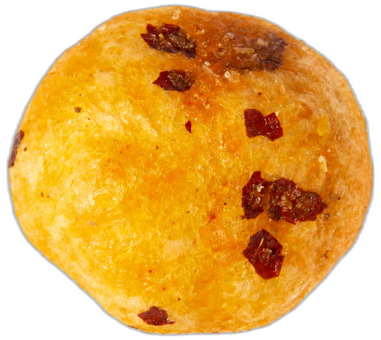 Single fire-popped water lily puff - one ingredient